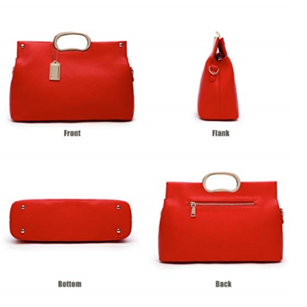 Women's Classy Satchel - Purse - Handbag - Picture 4 of 5